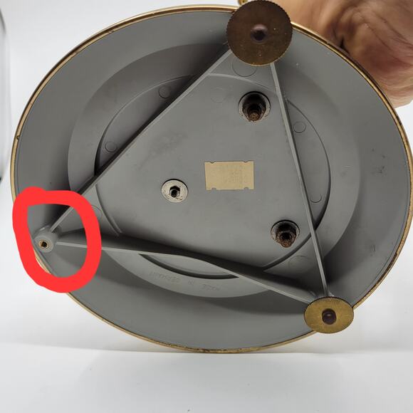 Kundo 400 Day Kieninger & Obergfell Torsion Anniversary clock Plastic dome - Picture 10 of 12